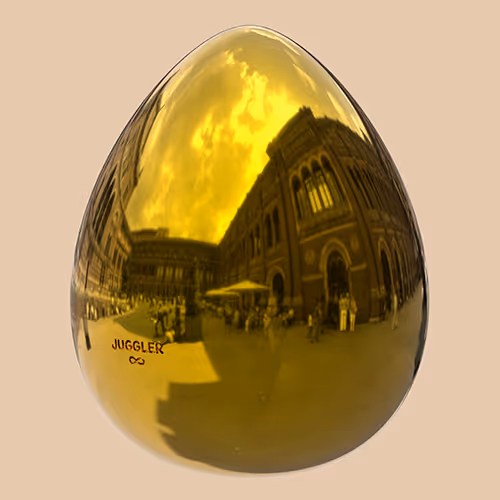 Juggler Metal Eggs - old