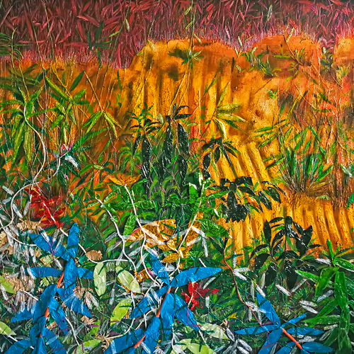 Jungle-Injury Nature invasion from plastic