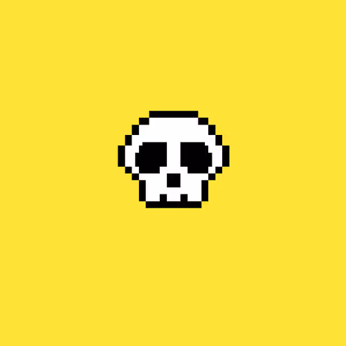 Just pixel skulls
