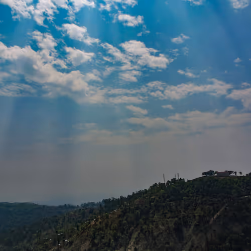 A school on a hill - old