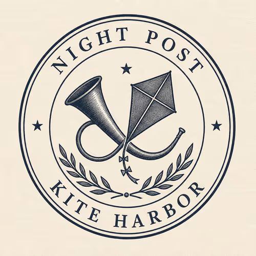 Kite Harbor Night Post