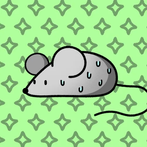 Kitty and thier scaredy mouse - old
