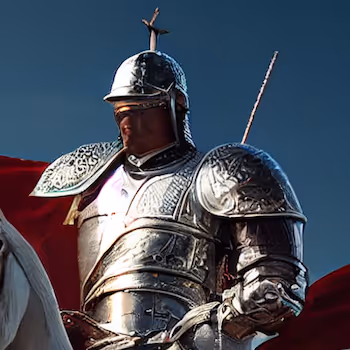 The Knight in Shining Armour - old