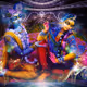 Krishna and Radha Rani - old