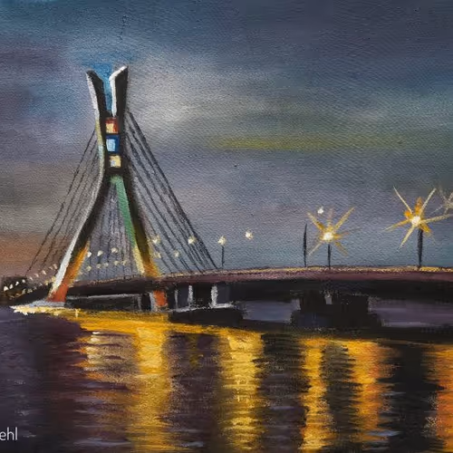 Lagos bridge - old