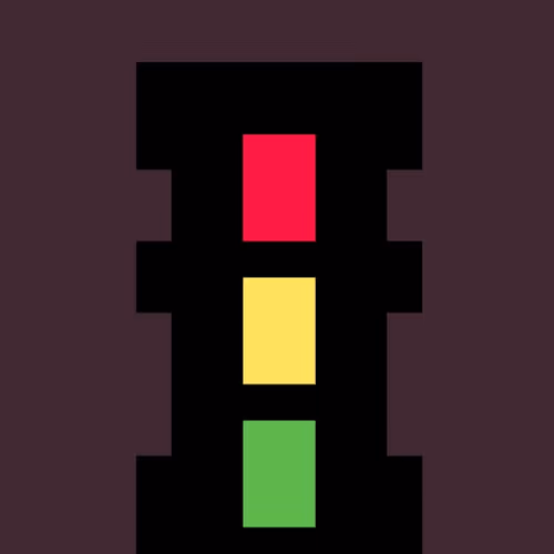 lampu lalu lintas 8 bit