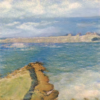 Landscape art made by AI - old