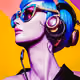 Large sunglasses #86 Series