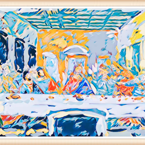 Last Supper - abstract