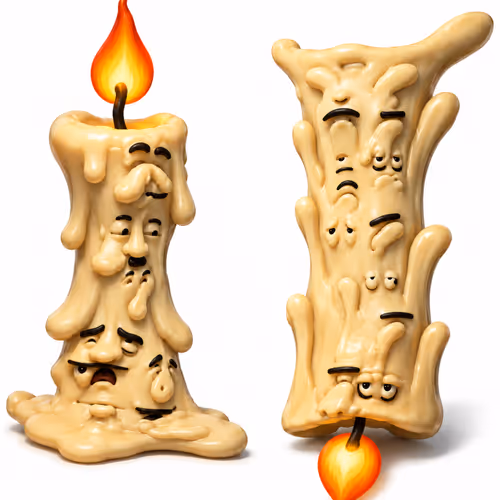 Laughter and burning