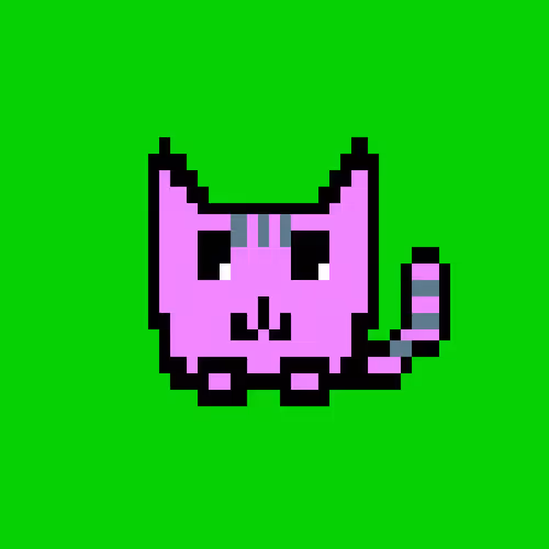 Lavender Cat - old