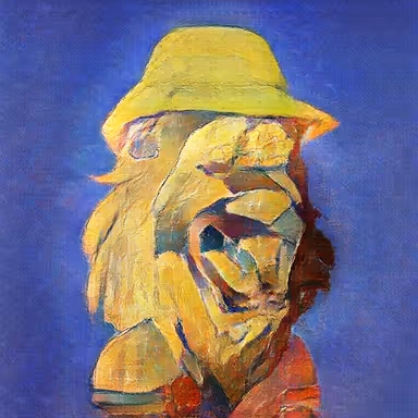 Lazy Lion- Oil on Canvas