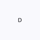 Letter D