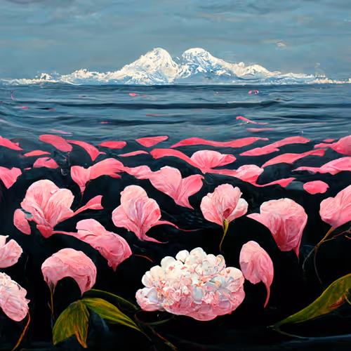 peonies and orcas