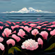 peonies and orcas