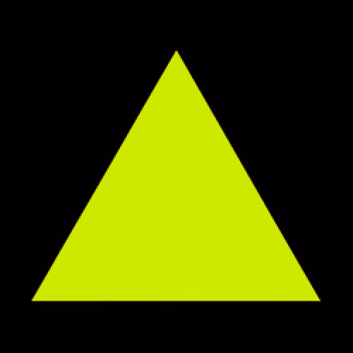 ccff00 Triangle NFT