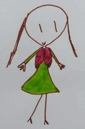 Lili, the little girl from the forest