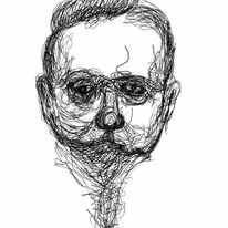 Line digital art experiment