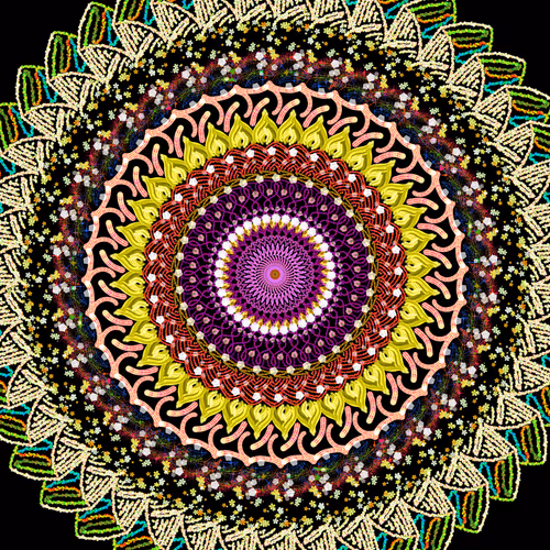 lines art, circles and patterns