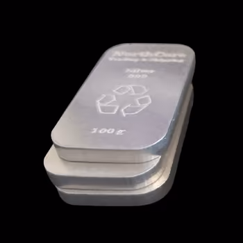 Lingot d'argent d'investissement 100 g - old