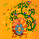 Lion & Mahua Tree