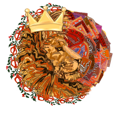 lion in ornaments