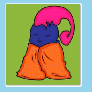 little ghost is cold. - old