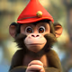 Little Monkey With Hat