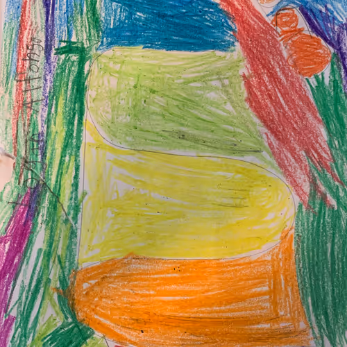 Logans Artwork - The Mind of a 6 Year Old