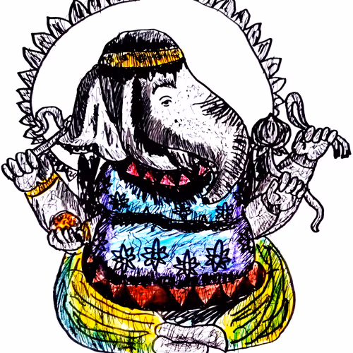 Lord Ganesh by BigDeebook - old