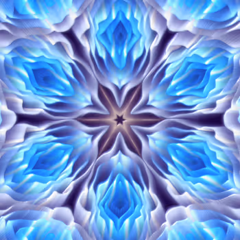 Love for pastel colours. Pseudo 3D. Kaleidoscope. Looped video.