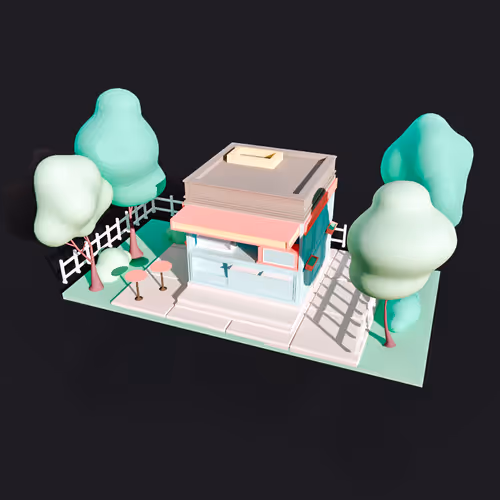 Low Poly 3D Model