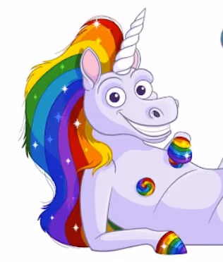 Lucky unicorn nipples
