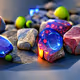 Luminiscent gemstones - old