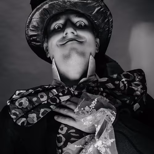 Mad Hatter self portrait - old