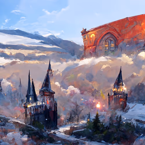 Magic school by AI - old