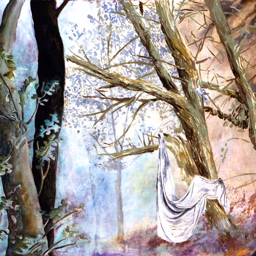 Magical enchanted forest