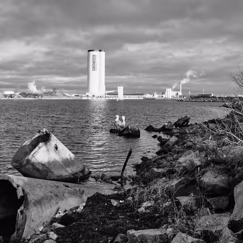 The Harbour of Malmoe - old