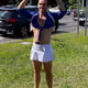Man dressed as woman - old