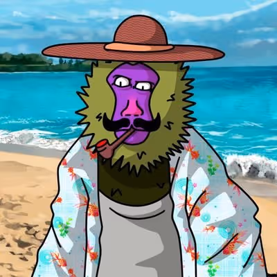 Mandrill on Ape