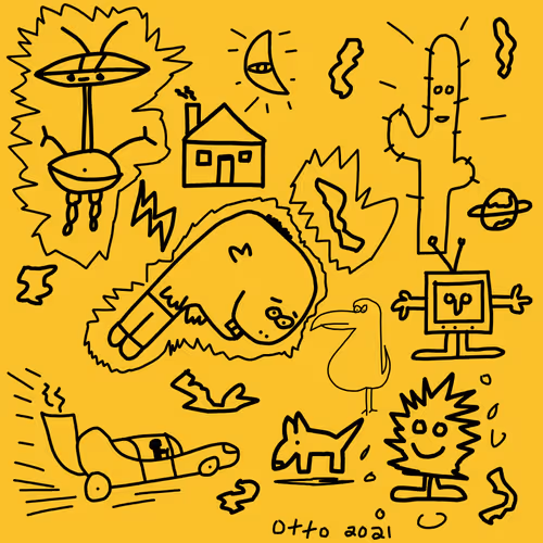 Many worlds of the scribble scribe - old