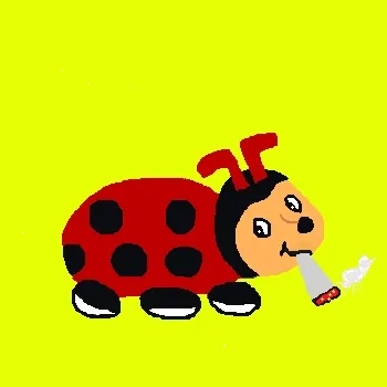 Mariechen beim Kiffen