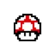 Mario Power-Up Mushrooms