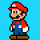 Mario pixel art 1