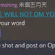 Mark your word