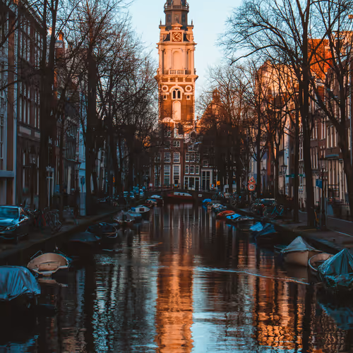 Amsterdam by day and night