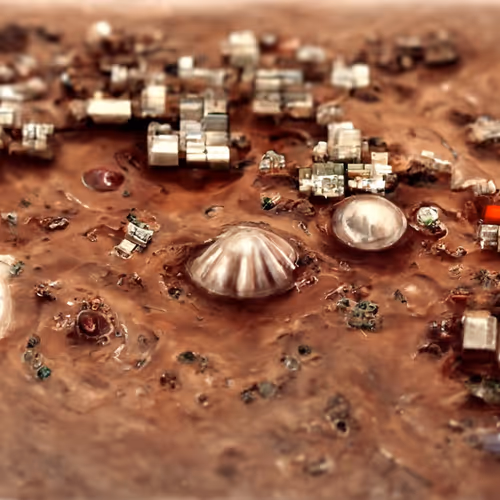 Mars AI Art