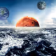 mars and planets - old