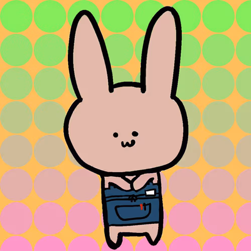 Material shop run by rabbits
