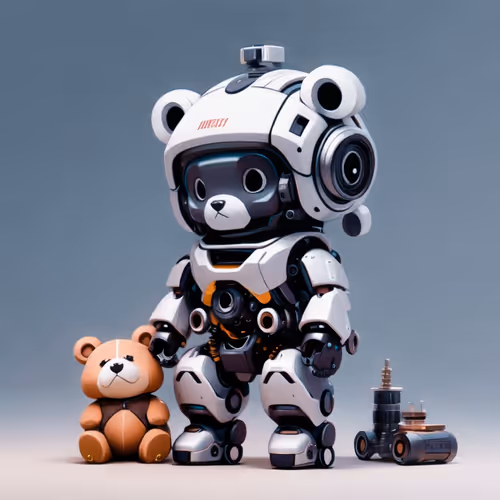 Mechanical Bear polygon